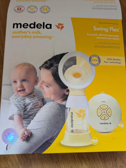 Bomba elétrica de extrair leite Medela Swing Flex (utilizada 3 vezes)
