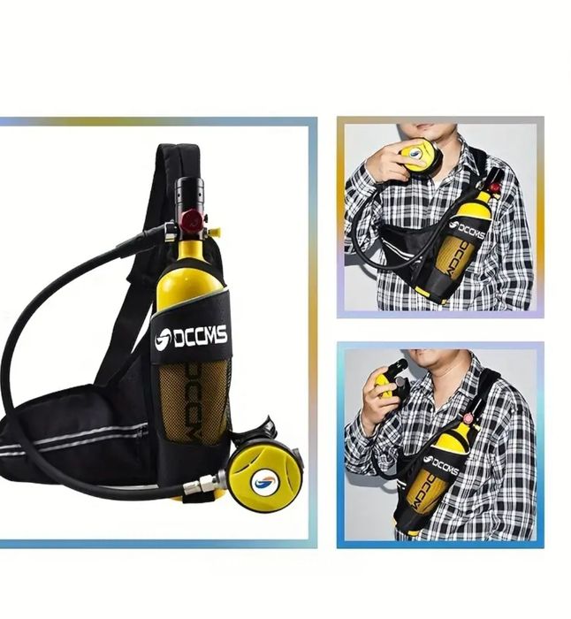 Балон для дайвинга 1л. Мини акваланг.