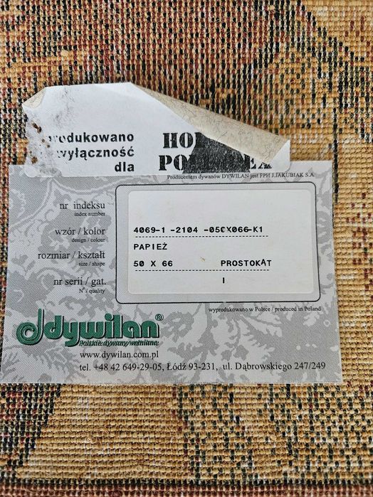 Makata dywanowa z papieżem