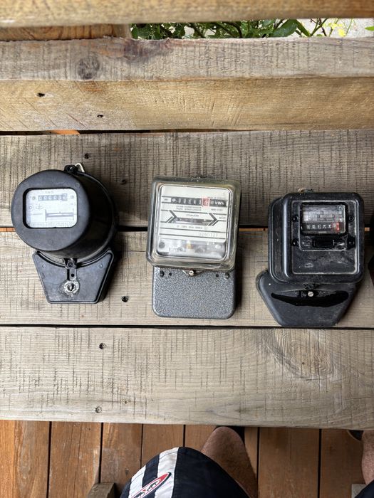 Kolekcja starych liczników