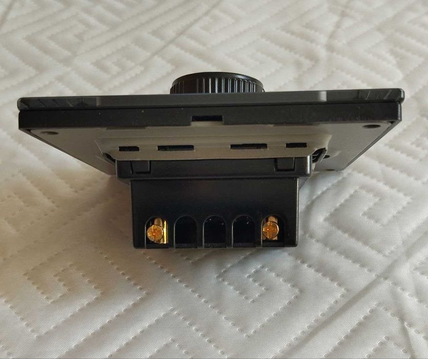 Регулятор обертів Premium димер вентилятора Glass black