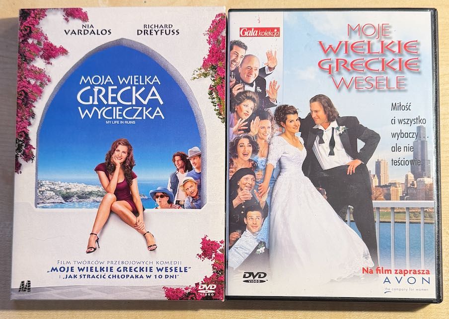 Grecki pakiet 2x DVD: Moje wielkie greckie wesele + wycieczka (Lektor/Napisy)