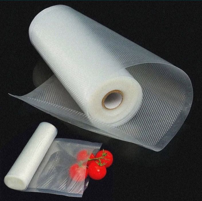 Безкоштовна доставка Товста плівка вакууматора рулон пакети гофрована