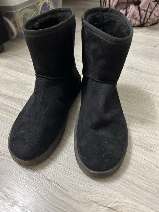 buty sniegowce czarne