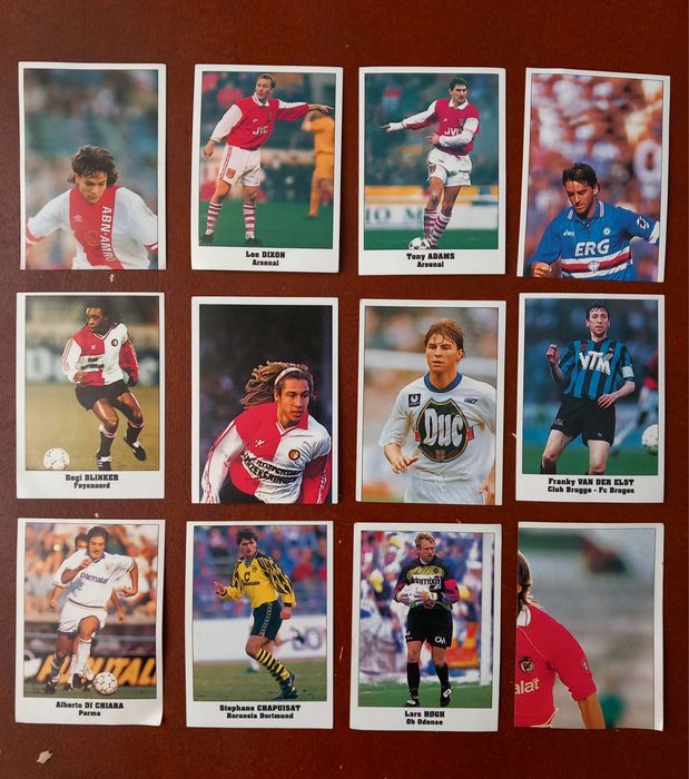 Autocolantes Futebol anos 90