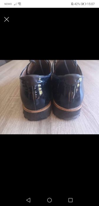 Sapatos Oxford feminino, marca Softwaves, tam 39