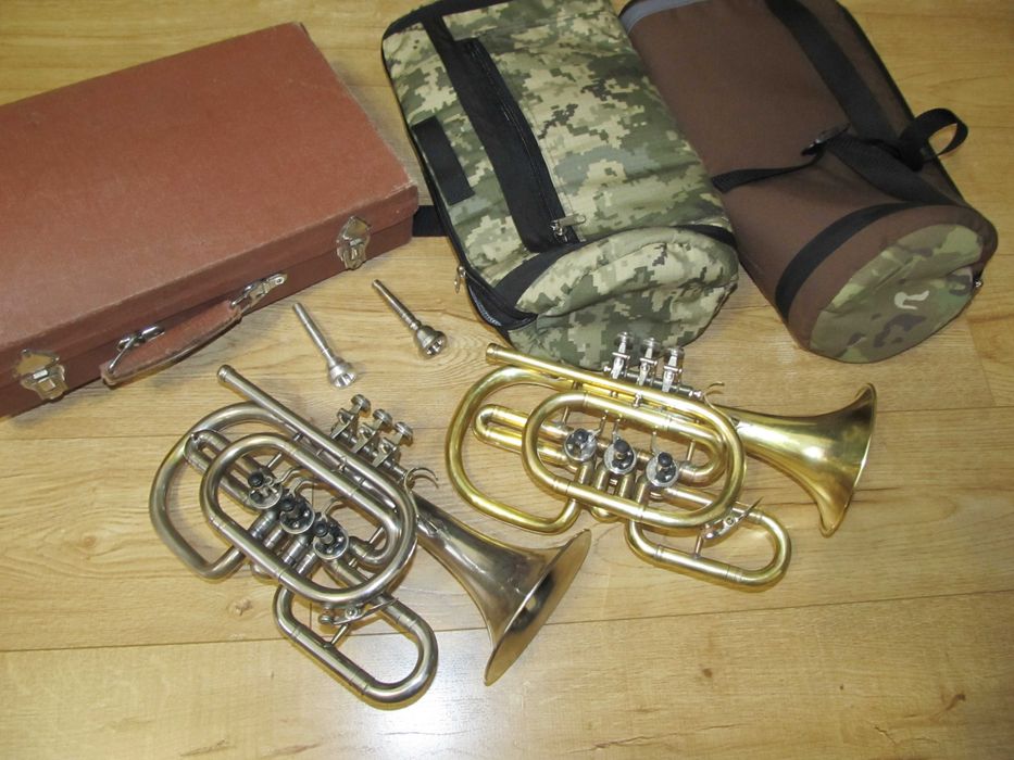 Корнет Вентильная Духовая труба Футляр Мундштук