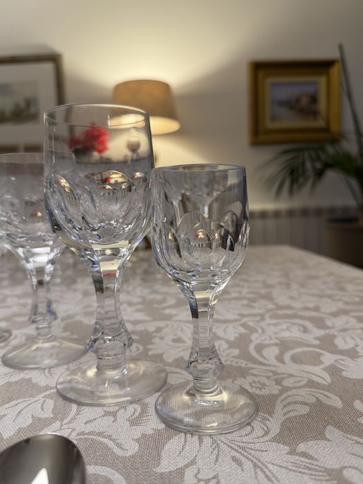 Conjunto completo de copos em cristal europeu – 60 peças