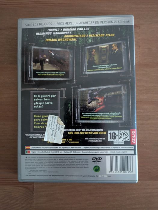 PS2 Game (PlayStation 2) Enter The Matrix - (Opt. Condition)64283962112003121