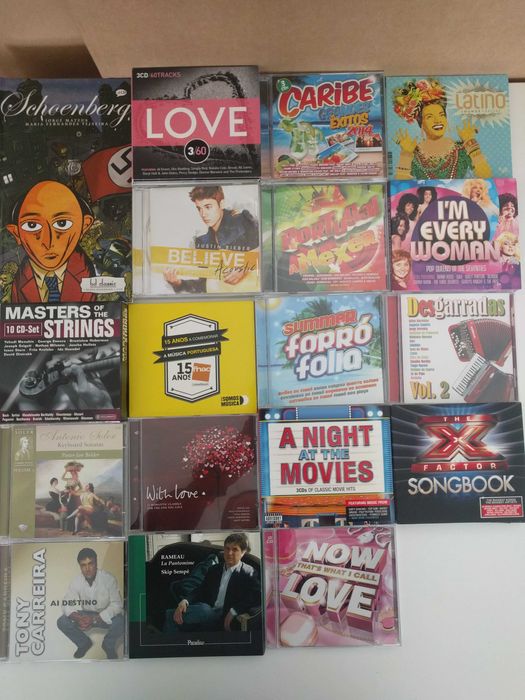 150 CDS de Música novos, 5€ cada