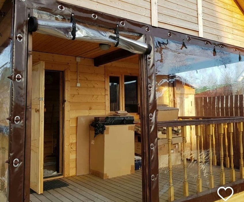 Прозорі штори ПВХ. Тенти. М'які вікна. Гнучкі вікна. Мягкие окна.