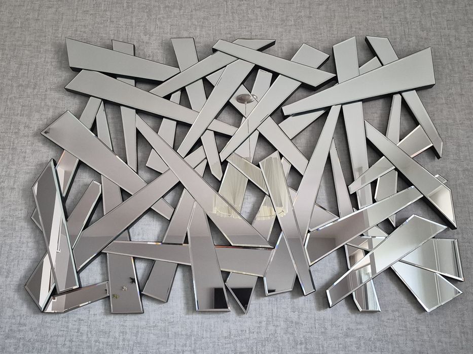 Espelho decorativo grande biselado