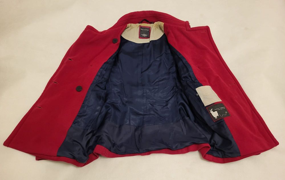 Marc O'Polo kurtka płaszczyk dwurzędowa wool cashmere wełna kaszmir cz