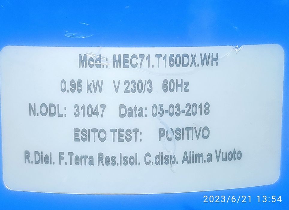 Pompa zmywarka Winterhalter