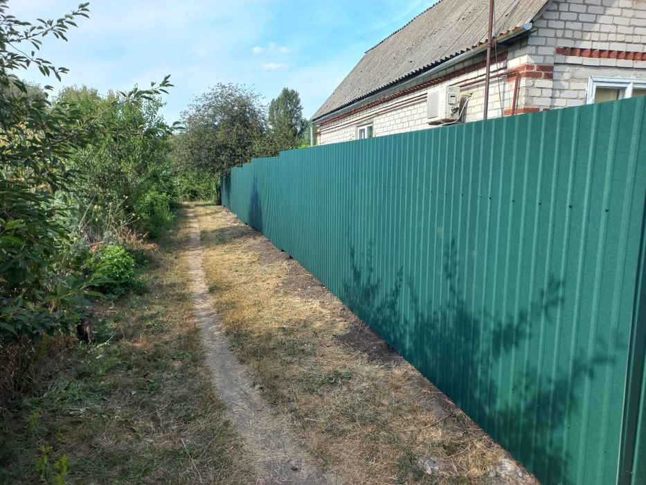 Заборы из профнастила,установка и демонтаж.
