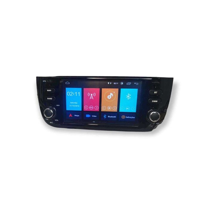 Fiat Punto EVO Grande Punto Rádio Android CarPlay sem Fios GPS