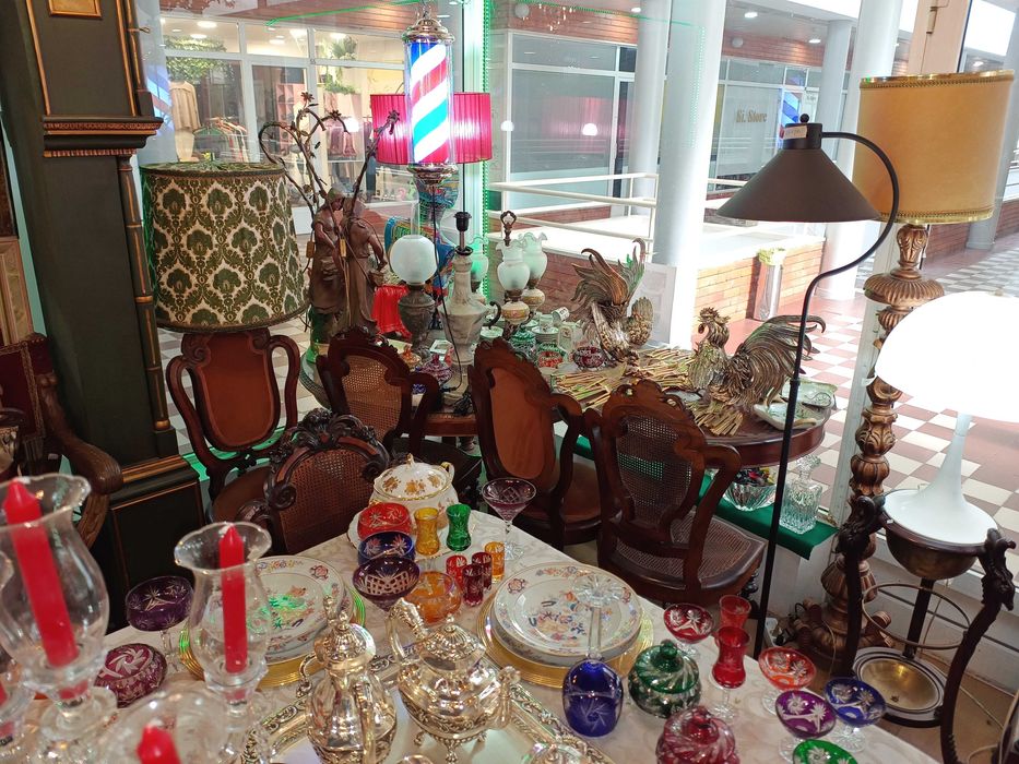 Candeeiro Mesa Vidro Base Prata