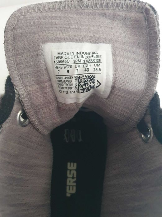 Ténis Converse All Star Chuck Taylor - Botas em pele originais nr. 40