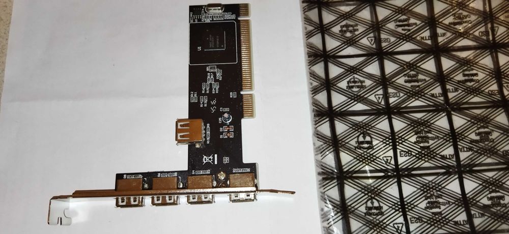 Новый адаптер PCI  на 5 портов  USB  2,0 для стационарного ПК