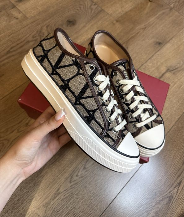 Кеди Valentino в коричневому кольорі
