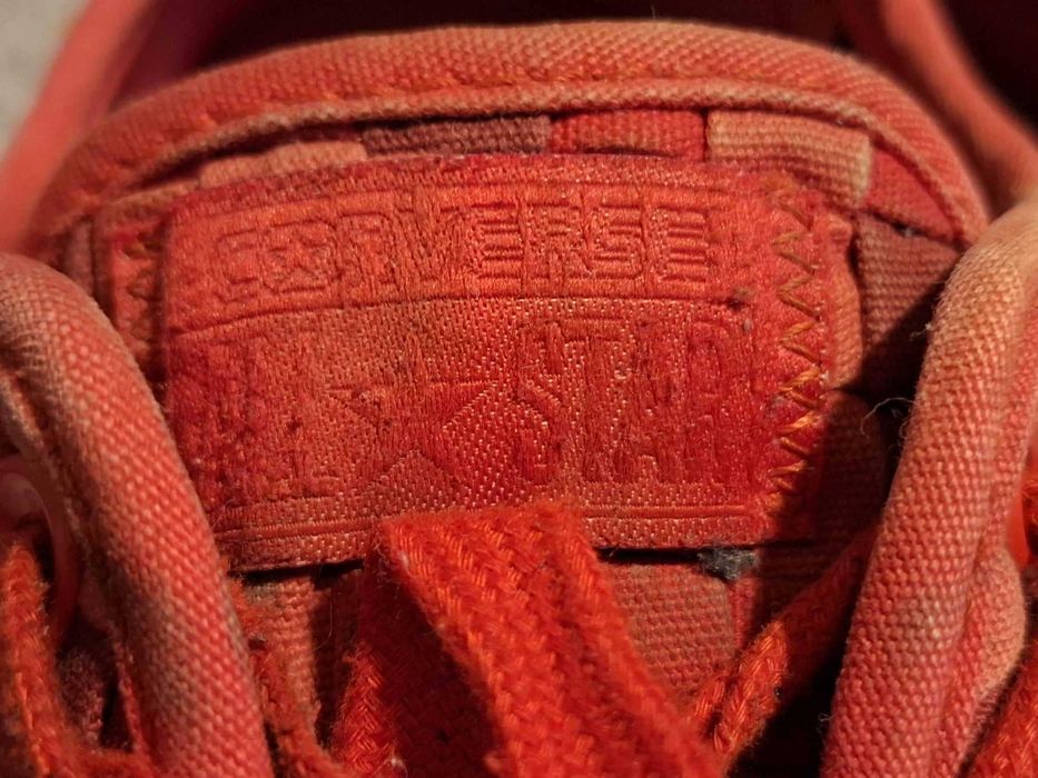 Trampki Converse 41 plecione Czerwone oryginalne używane