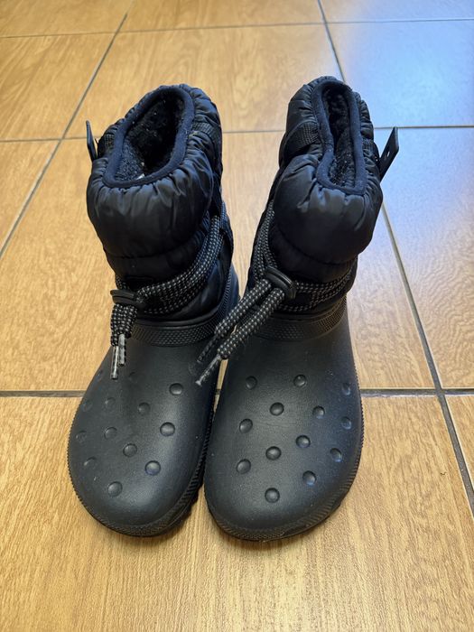 Жіночі гумові чоботи Crocs чорні, розмір W8 (38)