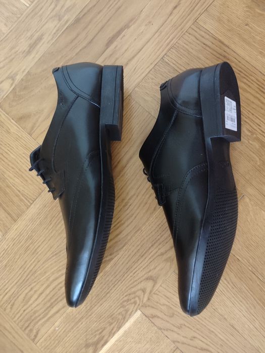 Модельные мужские туфли, дерби, броги Clarks  р 42- 43, 8G