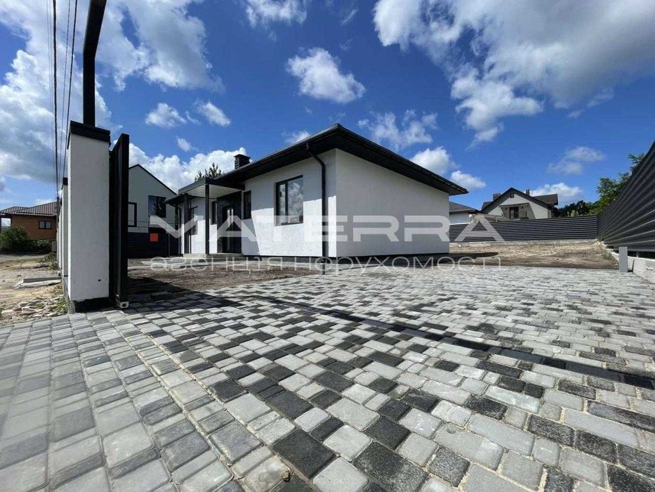Продаж нового одноповерхового будинку 106 м² на ділянці 7 соток