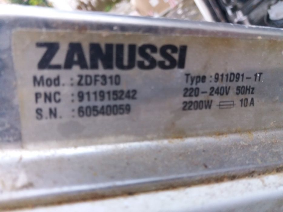 Zanussi e indesit  para peças