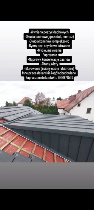 Dekarz. Usługi Dekarskie, Blacharskie i Ogólnobudowlane