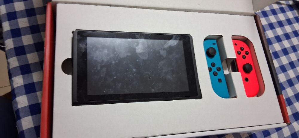 Nintendo switch com capa
