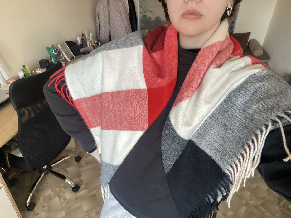 Кашемірова хустка нова тепла зимова