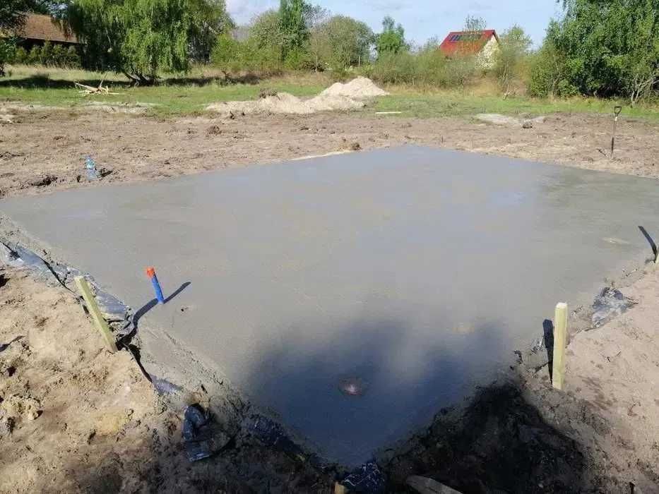 Płyty fundamentowe, fundamenty, stopy pod garaże altany domki