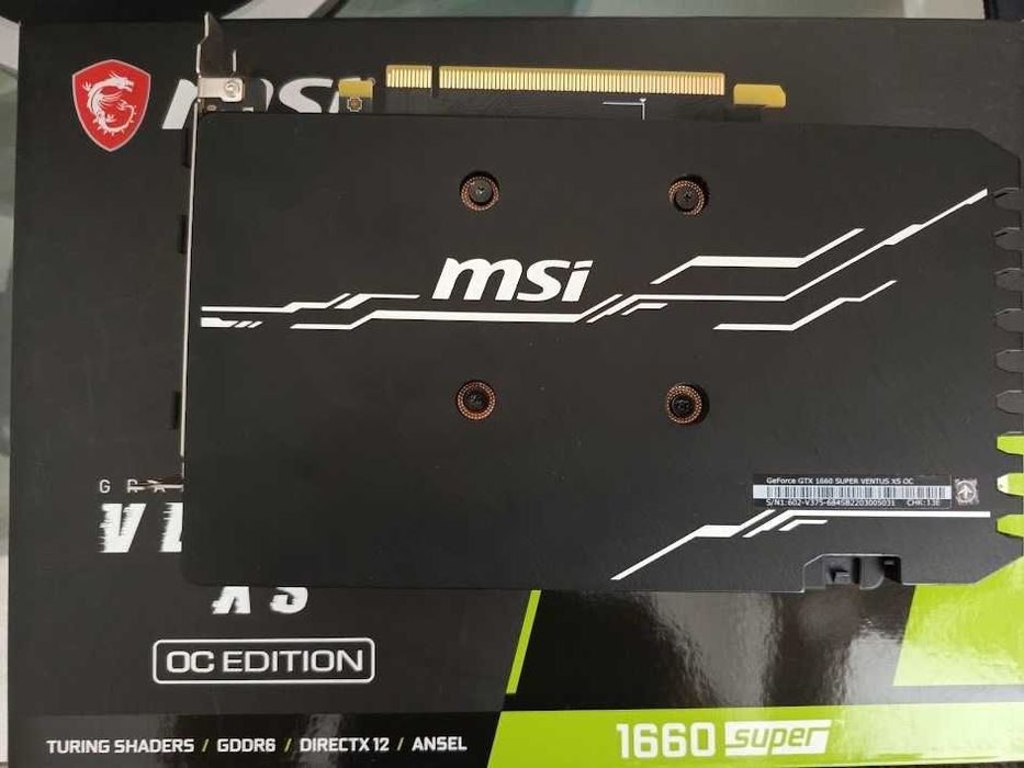 Karta graficzna MSI GeForce GTX 1660 SUPER VENTUS XS OC 6GB GDDR6