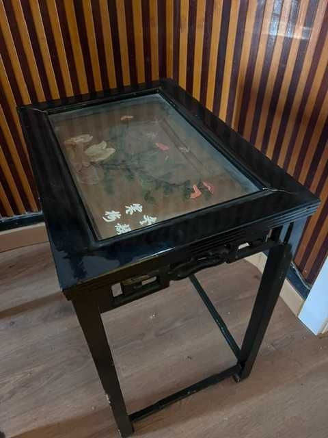 Conjunto de 4 Mesas de Encaixe (mesas ninho) Chinesas, lacadas