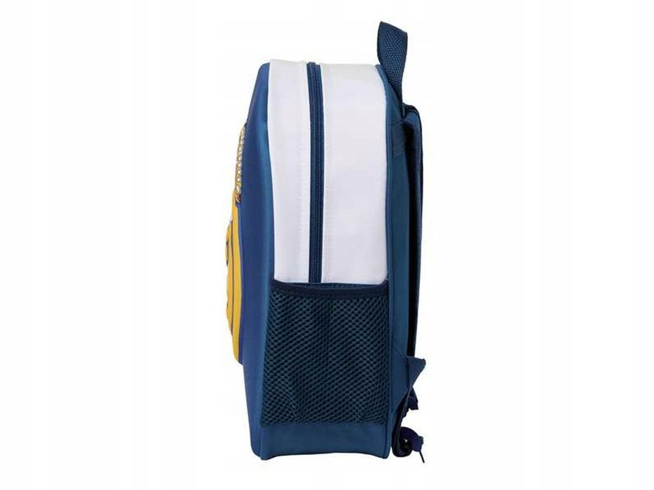 Plecak Przedszkolny Dla Chłopca Piłkarski Real Madryt Niebieski 3D