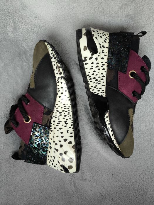 Sneakersy Steve Madden JCLIFF rozmiar 33 Oliwkowe stan bardzo dobry
