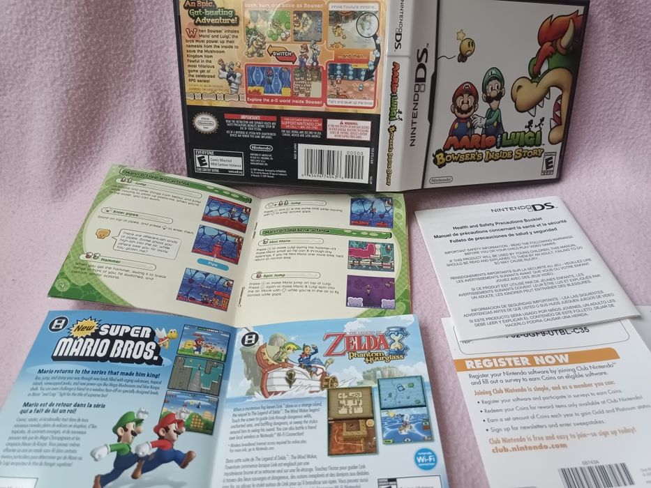 Mario i Luigi Bowser's Inside Story Nintendo Ds