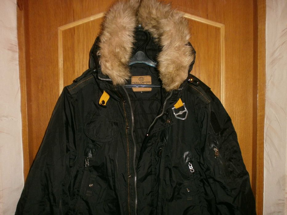 Куртка парка Parajumpers Injector, чёрная, разм. L, наш 52. ПОГ-62 см
