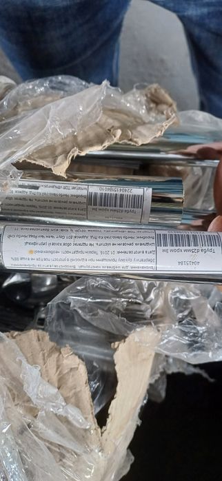 Труби хромовані для меблів d 25
