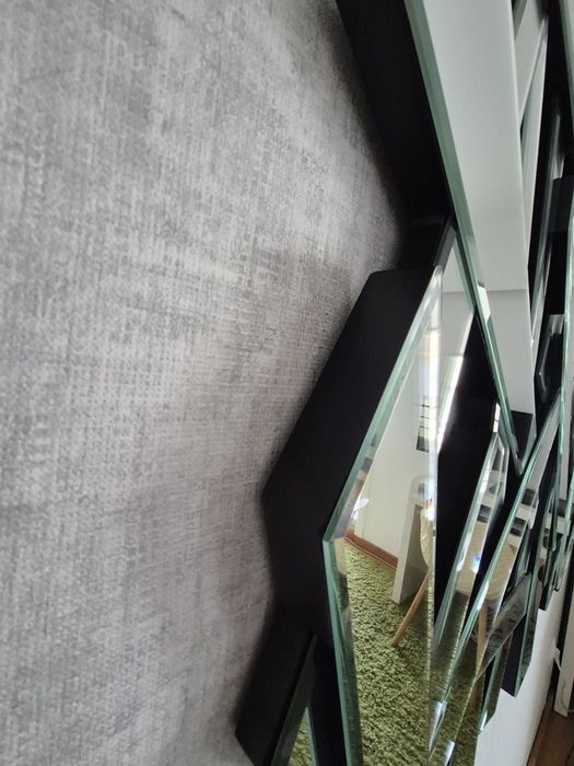 Espelho decorativo grande biselado