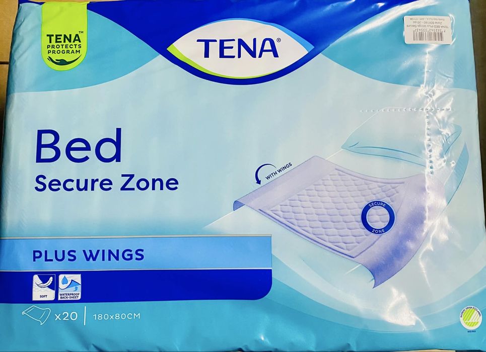 Podkłady Tena Bed Plus Wings  180*80   2*20 sztuk