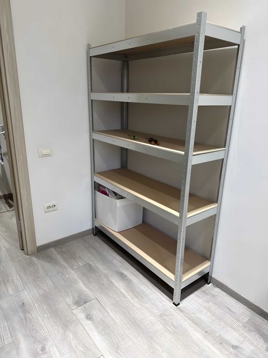 Металевий стелаж 180×90×40 і 150×70×30 чорний, оцинкований