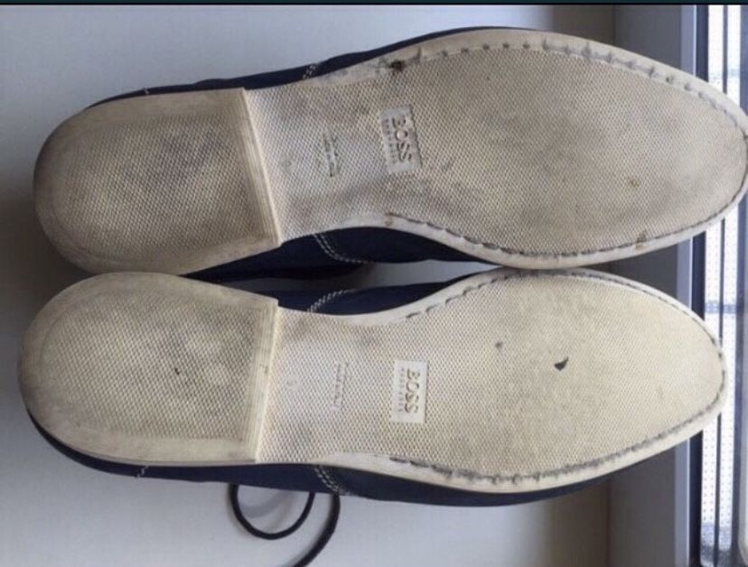 Hugo Boss туфли из нубука 43 р