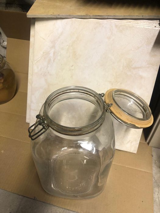 Duże stare słoje weki na syrop ogórki 3-4l / cena za dwa