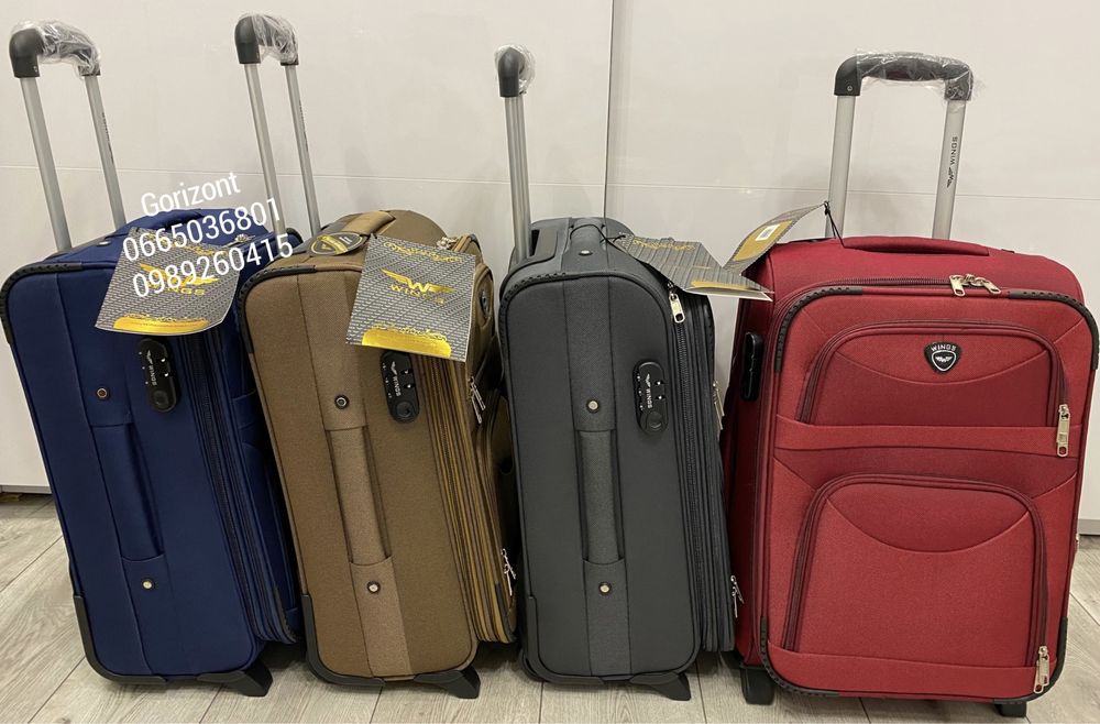 Чемодан чемоданы валіза Wings 6802 2 колеса текстиль ткань: 899 грн ...