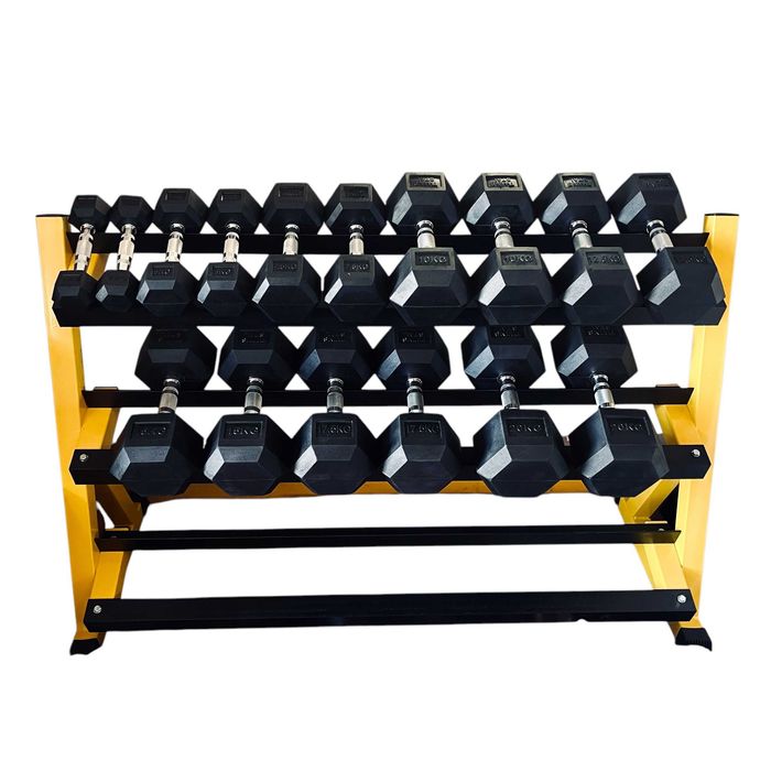 Zestaw Hantli Heksagonalnych 2,5–25 kg