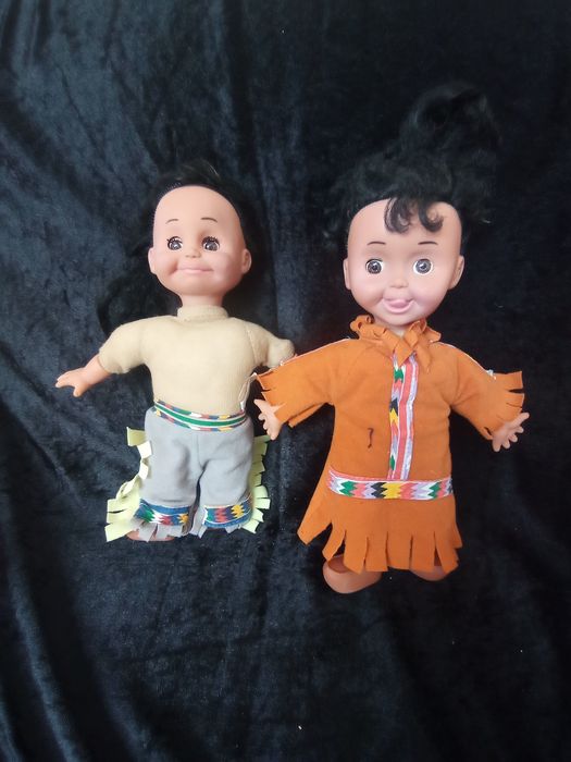 Lalki Vintage Kafutoy indianki