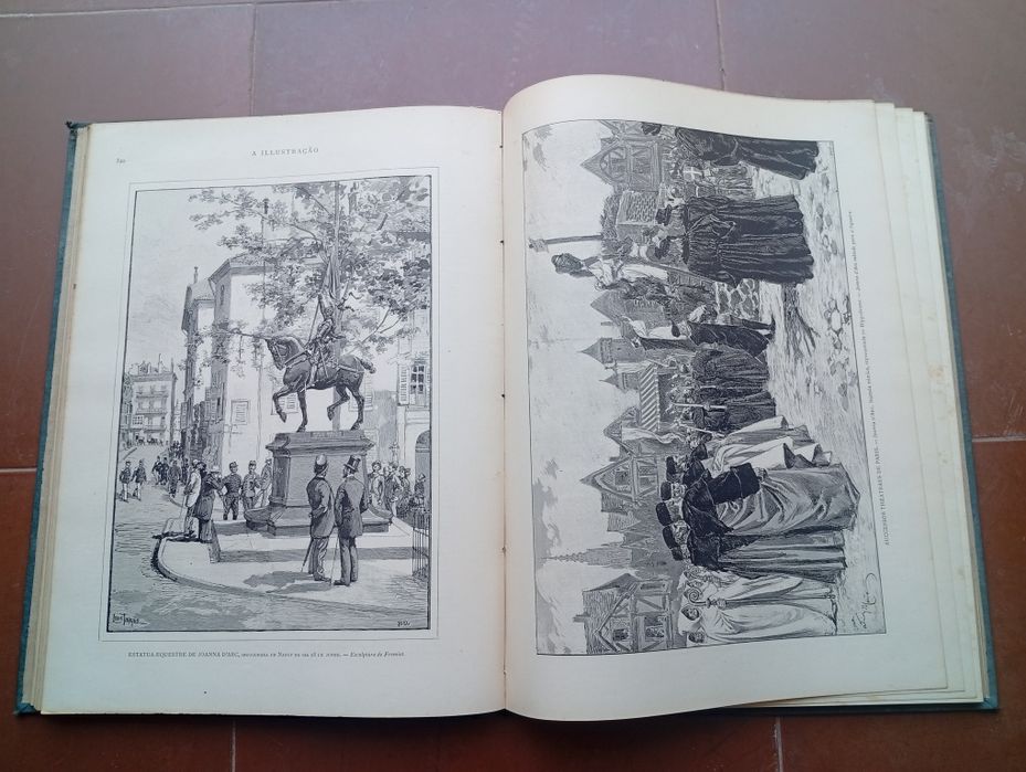 Revista "A Ilustração" — Volume Anual Completo de 1890