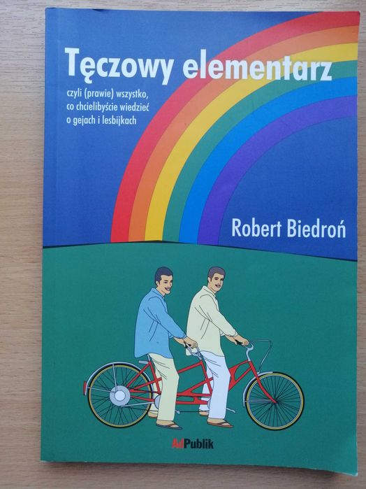 Tęczowy elementarz-Robert Biedroń UNIKAT